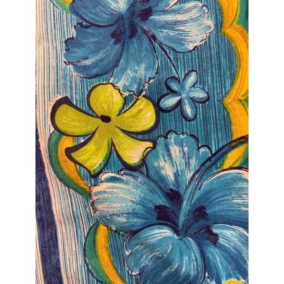 Vintage Hawaiian Togs Mens Floral Short Sleeve Shirt 100% Cotton 1970's Small - Picture 5 of 6